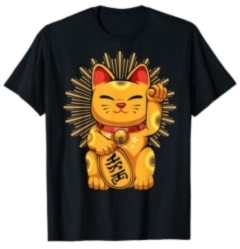 camisetas gato chino